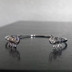 Lucky Elephants Bracelet Women’s Silver